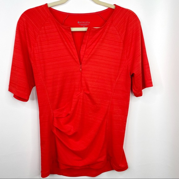 ATHLETA Pacifica Wrap Tee Top Swim UPF 50+ - Picture 4 of 12